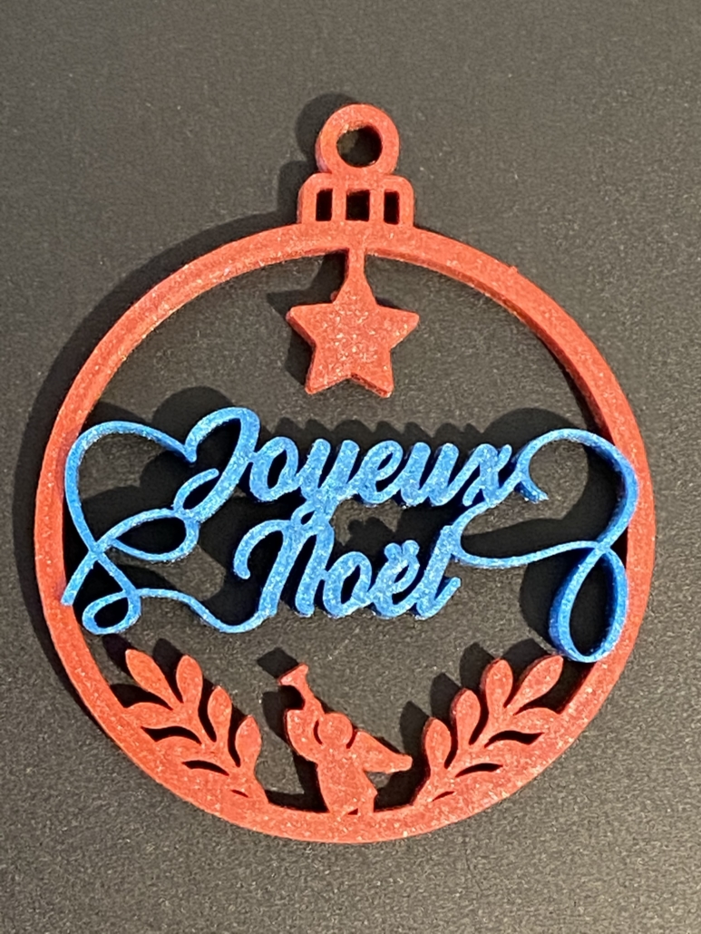 Biscuit sablé étoile de Noël avec glaçage, personnalisé